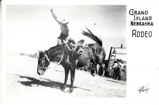 Grand Island Nebraska Rodeo 1947