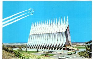 Cadet Chapel, Airplanes in Formation, US Air Force Academy, Colorado