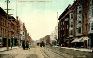 1905-10 East Main Street, Amsterdam, NY Postcard F80