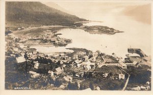 Wrangell Alaska Aerial Photo  By R.D. C., Real Photo Postcard