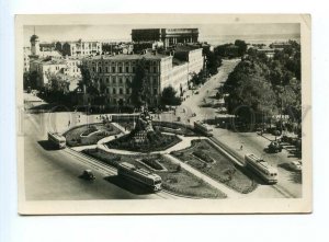 498762 USSR Ukraine Kyiv Kiev square Bogdan Khmelnitsky publishing house Ukrfoto