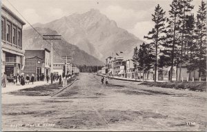 Banff Avenue Banff Alberta AB Alta The Park Store J Howard Chapman Postcard H12