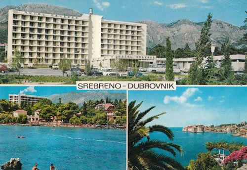 Srebreno Dubrovnik Hotel Orlando Croatia Postcard