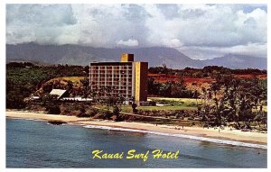 Kauai Surf Hotel on Kalapaki Beach Hawaii Postcard