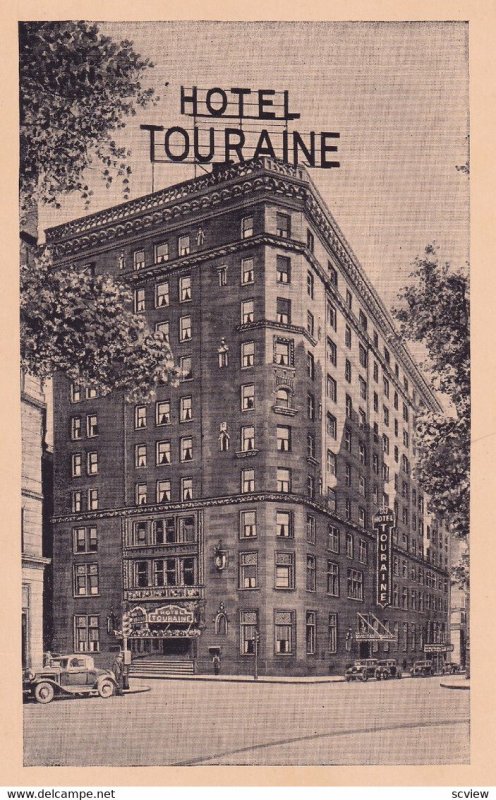 BOSTON, Massachusetts, 1900-1910s; Hotel Touraine