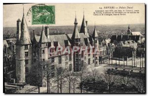 Old Postcard Nevers Ducal Palace