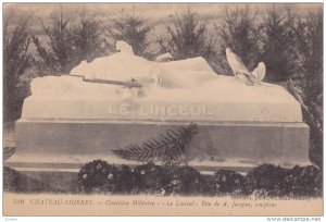CHATEAU THIERRY, Aisne, France; Cimetirtr Miltaure, Le Linceul, Don de A. Jac...