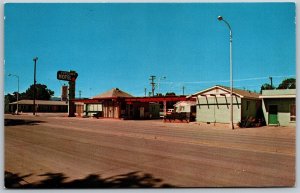 Vtg Sheridan Wyoming WY Friendship Inn Sundown Motel Postcard