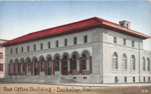 Berkeley California c1910 Postcard Post Office Building