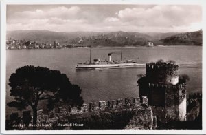 Turkey Istanbul Rumeli Hisari Vintage RPPC C245