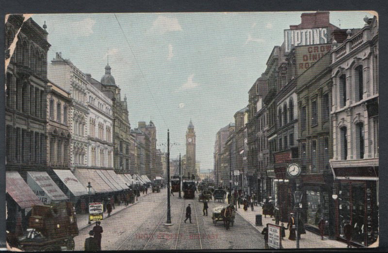 Northern Ireland Postcard - High Street, Belfast    RS10263