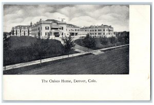 c1910's The Oakes Home Scene Street Denver Colorado CO Unposted Vintage Postcard 