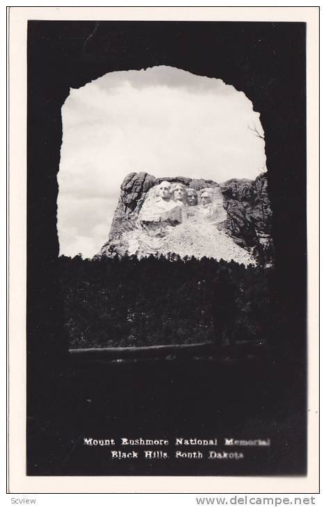 RP, Mount Rushmore National Memorial, Black Hills, South Dakota, 1930-1950s