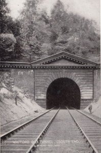 South End of Watford Railway Old Train Tunnel Colway Bay Advertising Postcard
