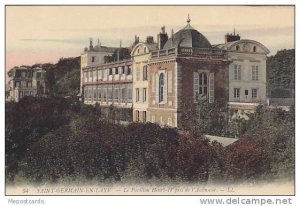 SAINT-GERMAIN-EN-LAYE, Le Pavillon Henri-IV pris de l'Ascenseur, Ile-de-Franc...