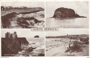 RP: North Berwick, Scotland , UK, 20-30s ; 4 View Postcard