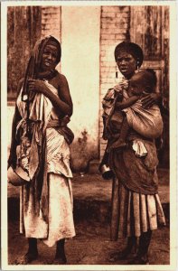 Africa Algeria Beggar Mendiantes Vintage Postcard C077