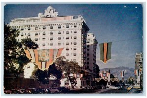 c1960 Hotel Utah Ornate French Renaissance Salt Lake City Utah Antique Postcard 