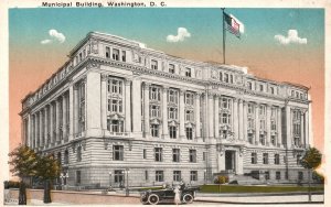 Vintage Postcard 1920's Municipal Building Washington D. C. District Columbia