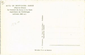 CPA Le Mont Dore Le Sommet du Sancy et la Gare FRANCE (1284755) 