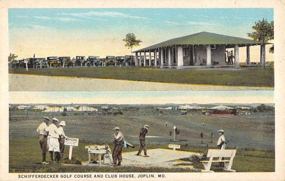 Joplin Missouri Schifferdecker Golf Course Antique Postcard K105616