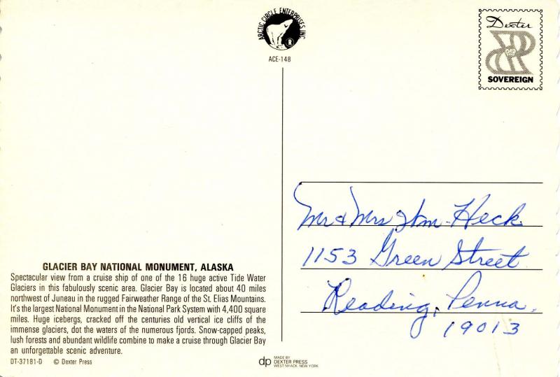 AK - Glacier Bay National Monument