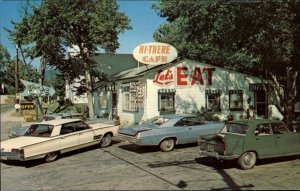 Moultonboro New Hampshire NH Hi-There Caf� Classic Cars Vintage Postcard