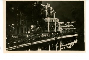 Netherlands - Amsterdam. At Night: Lido Café-Restaurant, Bar, Terrace RPPC