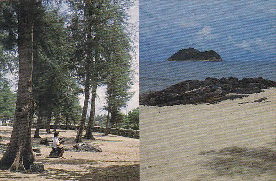 Thailand View Of Samila Beach and Koh Nu and Koh Maew