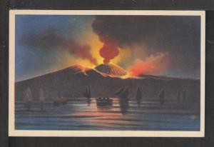 Mount Vesuvios,Volcano,Naples,Italy Postcard 