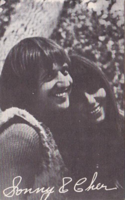 Vintage Arcade Card Sonny & Cher