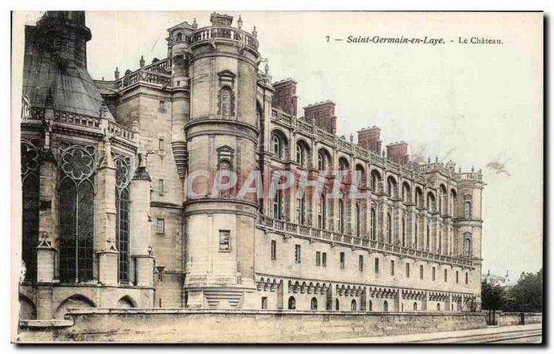 Postcard Old Saint Germain En Laye Le Chateau