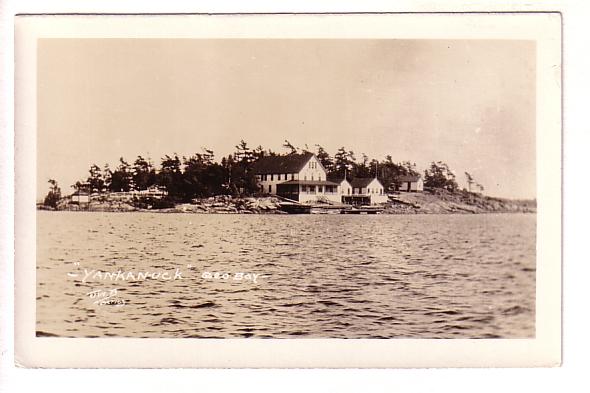 Real Photo, Yan-Kan-Uck, Camp, Georgian Bay, Ontario, JWB Series