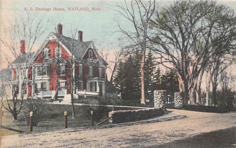 massachusetts Wayland, A.B. Hastings House