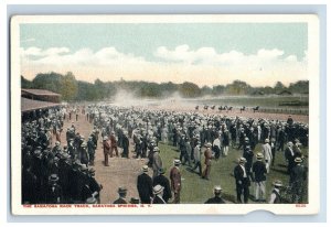 Vintage The Saratoga Race Track, Saratoga Springs, N.Y. Postcard F117E