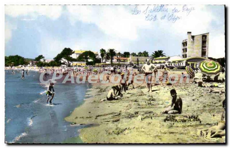 Postcard Old Sablettes The Beach