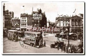 Old Postcard Piccadilly London