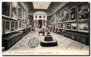 Old Postcard Chateau De Chantilly Pictures Gallery