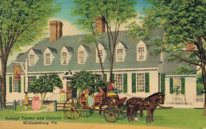 USA Raleigh Tavern and Colonial Coach Williamsburg Virginia 05.94