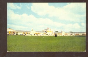 JOLIET ILLINOIS ROUTE 66 MANOR MOTEL AAA VINTAGE ADVERTISING POSTCARD ILL.