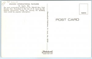 Postcard - Spanish International Pavilion - St. Louis, Missouri