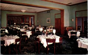 Vtg Spring Lake New Jersey NJ Beau Rivage Restaurant Dining Room 1950s Postcard