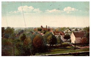 Connecticut  Danielson , Aerial  View from Broad street looking West