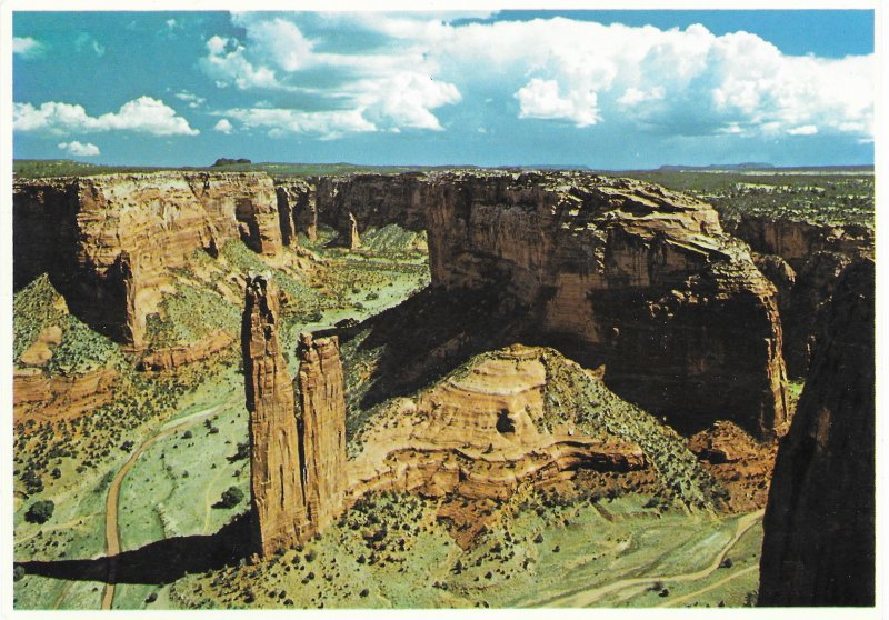 US Arizona. Spider Rock, Canyon De Chelley.  Mint Card.