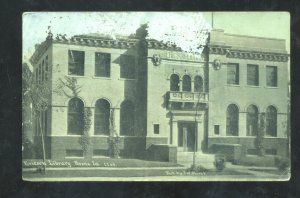 BOONE IOWA ERICSON LIBRARY VINTAGE POSTCARD 1910