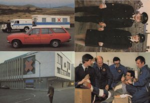 St Andrews Ambulance Post Office Staff 4x Postcard s