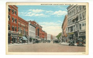 VT - Rutland. Merchants Row, looking North