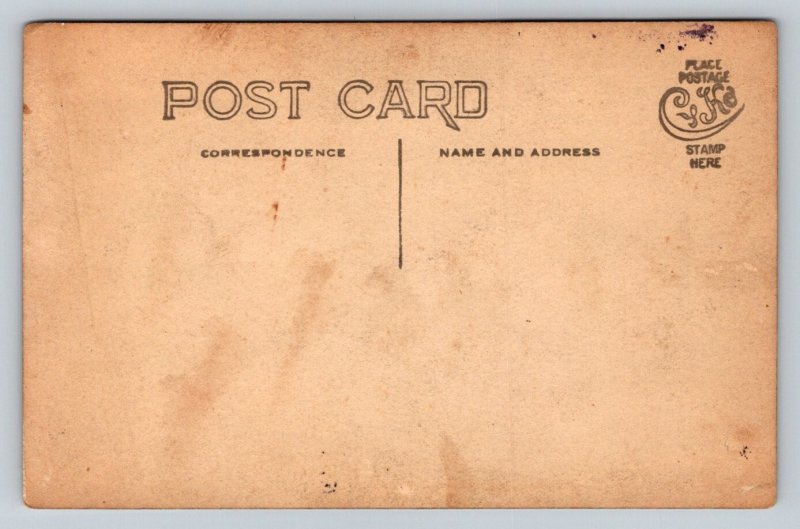 RPPC   Blacksmith with Anvil and Hammer   Postcard