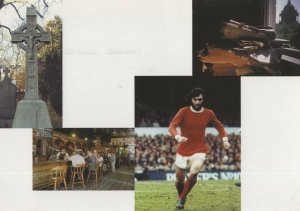 George Best Football Irish Belfast History Tourist Rare Postcard