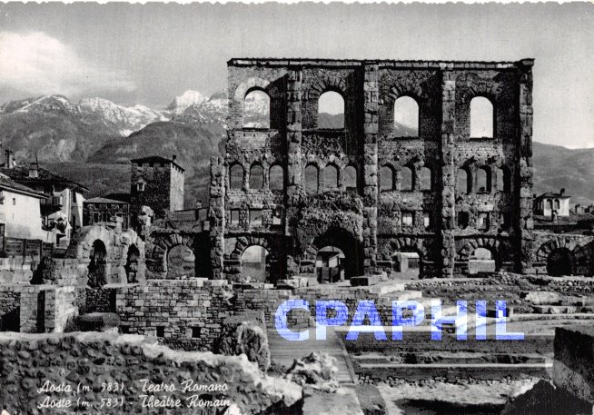 Modern Postcard Aosta Teatro Romano